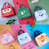 Cartoon Funny Children Thick Aluminum Foil Insulated Lunch Box Bag